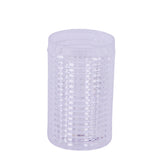 Crystal brush holder